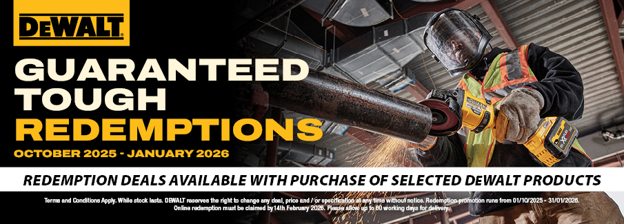 DEWALT Redemptions Oct 2025 - Jan 2026